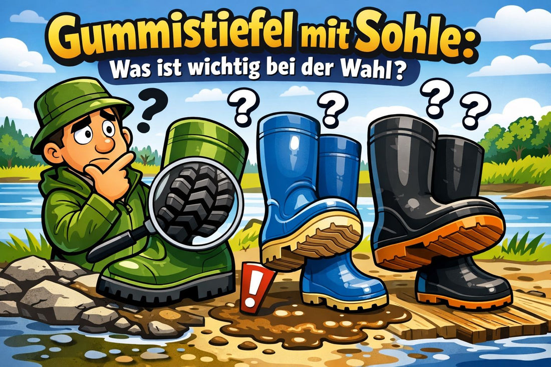 Gummistiefel mit Sohle: Was ist wichtig bei der Wahl?