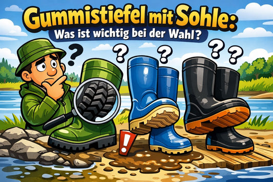 Gummistiefel mit Sohle: Was ist wichtig bei der Wahl?