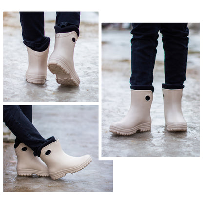 Leichte Gummistiefel Damen Gr. 36-41  gefütterte Regenstiefel