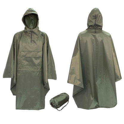 Regenponcho wasserdicht aus 100% Nylon Inkl. Tragetasche