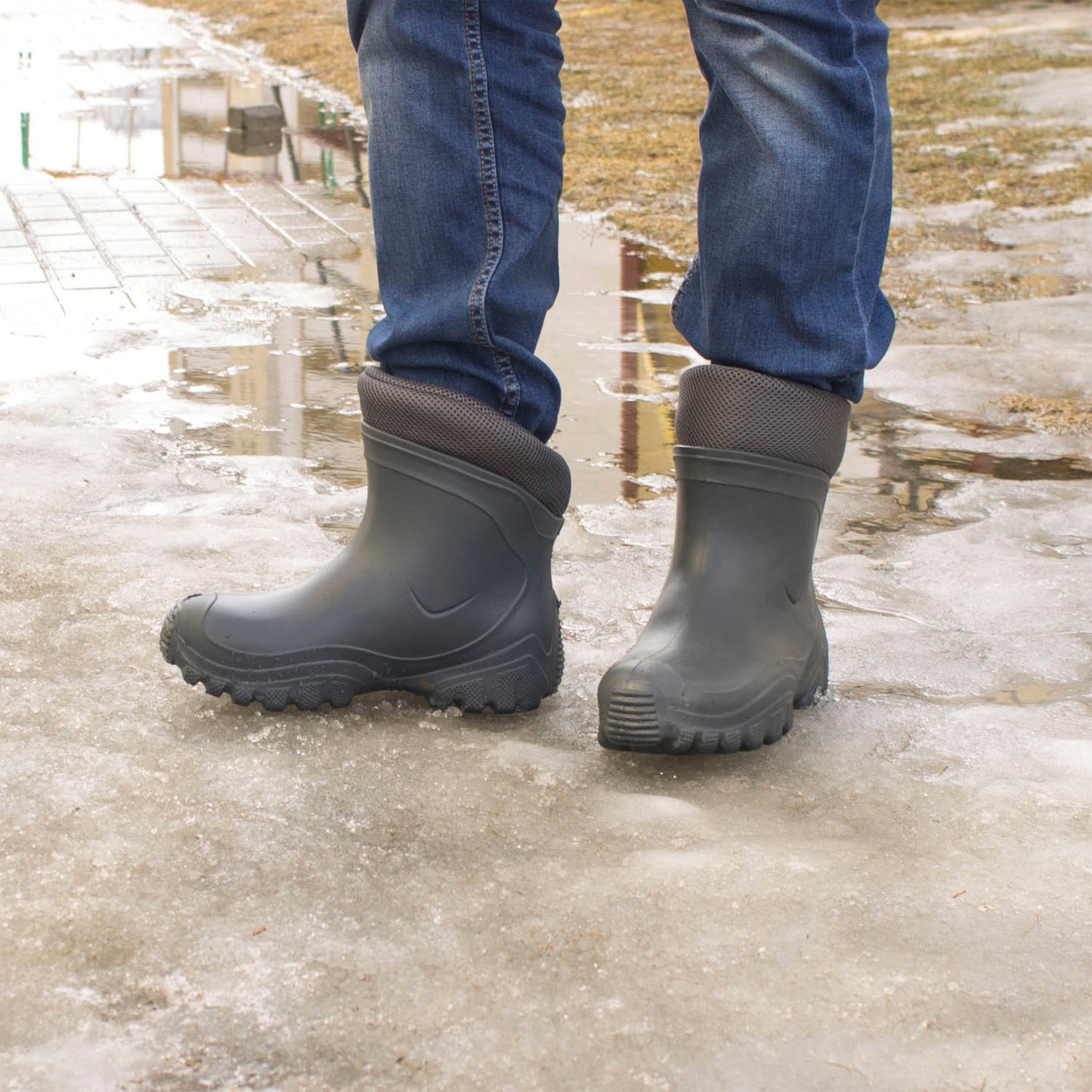 Federleichte Gummistiefel Herren EVA Stiefel Gr 40-46 - FortMen
