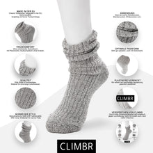 Laden Sie das Bild in den Galerie-Viewer, CLIMBR - Warme Norweger Herren Socken Gr. 39-50 Wollsocken Winter