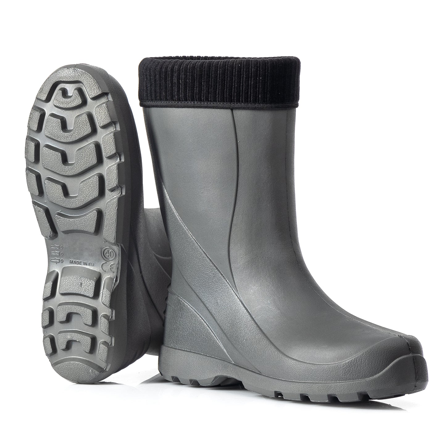 Federleichte Gummistiefel gefütterte Damen Winter Regen Thermo Stiefel Gr 36-42 - CLIMBR®