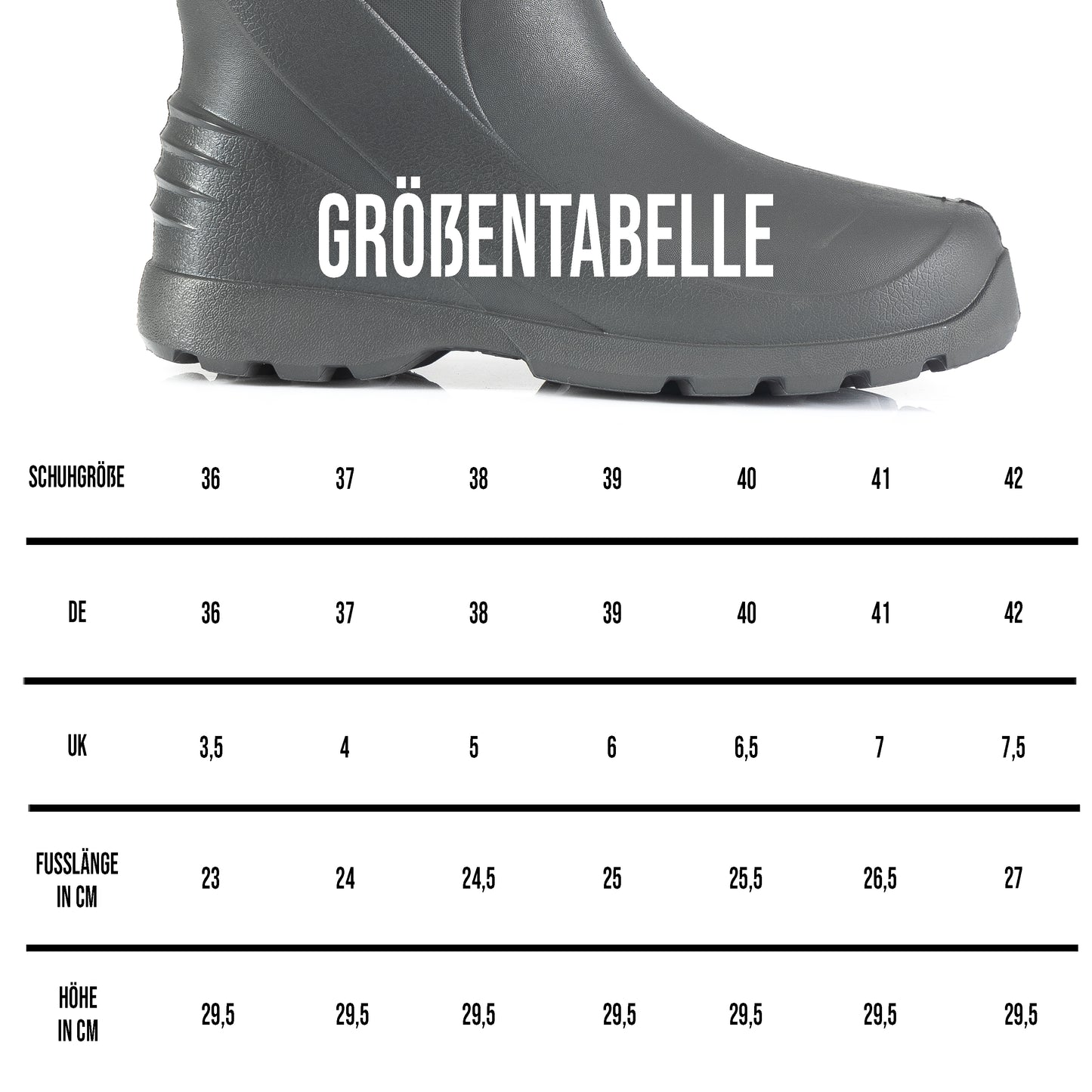 Federleichte Gummistiefel gefütterte Damen Winter Regen Thermo Stiefel Gr 36-42 - CLIMBR®