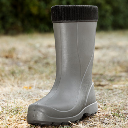 Federleichte Gummistiefel gefütterte Damen Winter Regen Thermo Stiefel Gr 36-42 - CLIMBR®