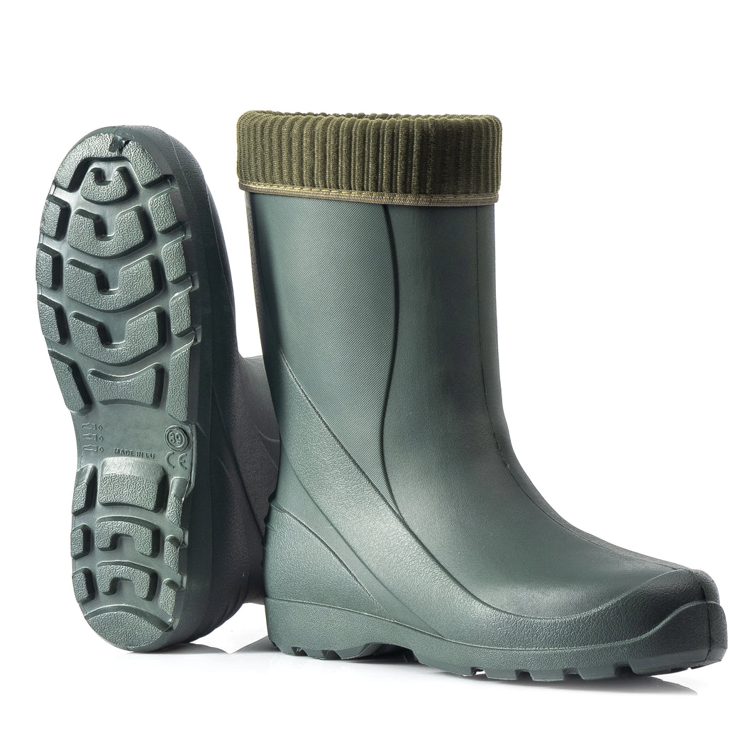 Federleichte Gummistiefel gefütterte Damen Winter Regen Thermo Stiefel Gr 36-42 - CLIMBR®