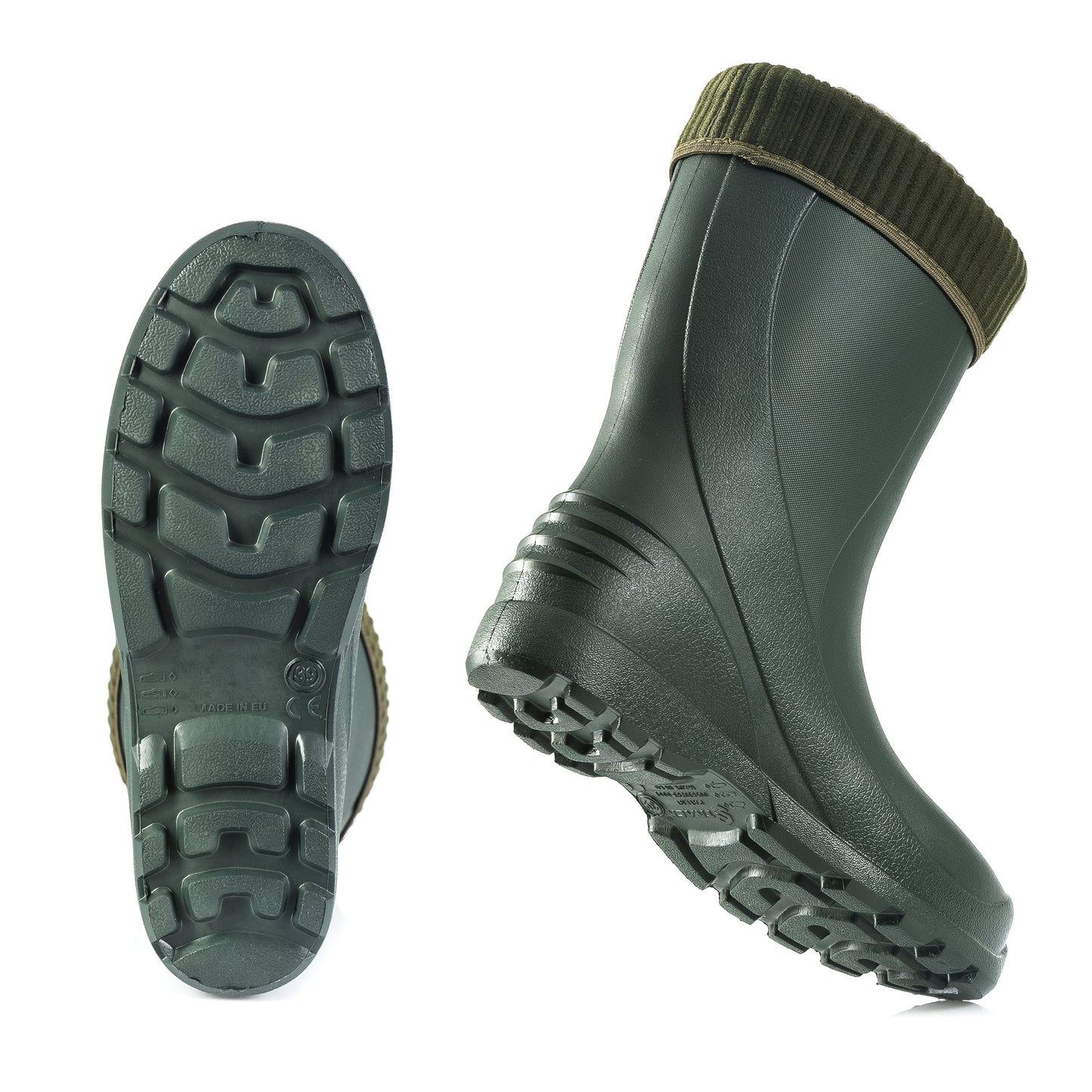 Federleichte Gummistiefel gefütterte Damen Winter Regen Thermo Stiefel Gr 36-42 - CLIMBR®