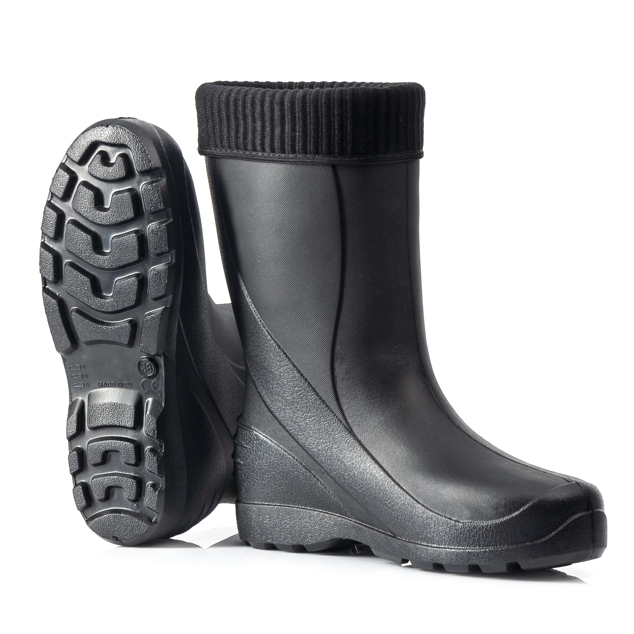 Federleichte Gummistiefel gefütterte Damen Winter Regen Thermo