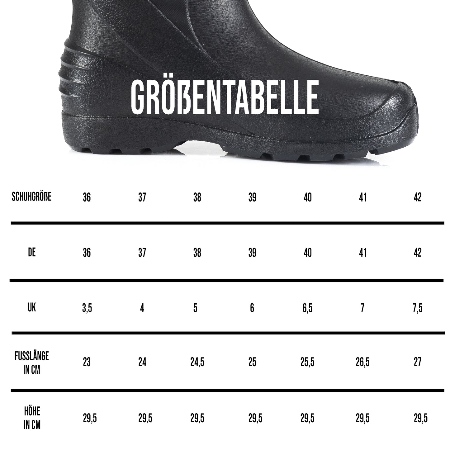 Federleichte Gummistiefel gefütterte Damen Winter Regen Thermo Stiefel Gr 36-42 - CLIMBR®