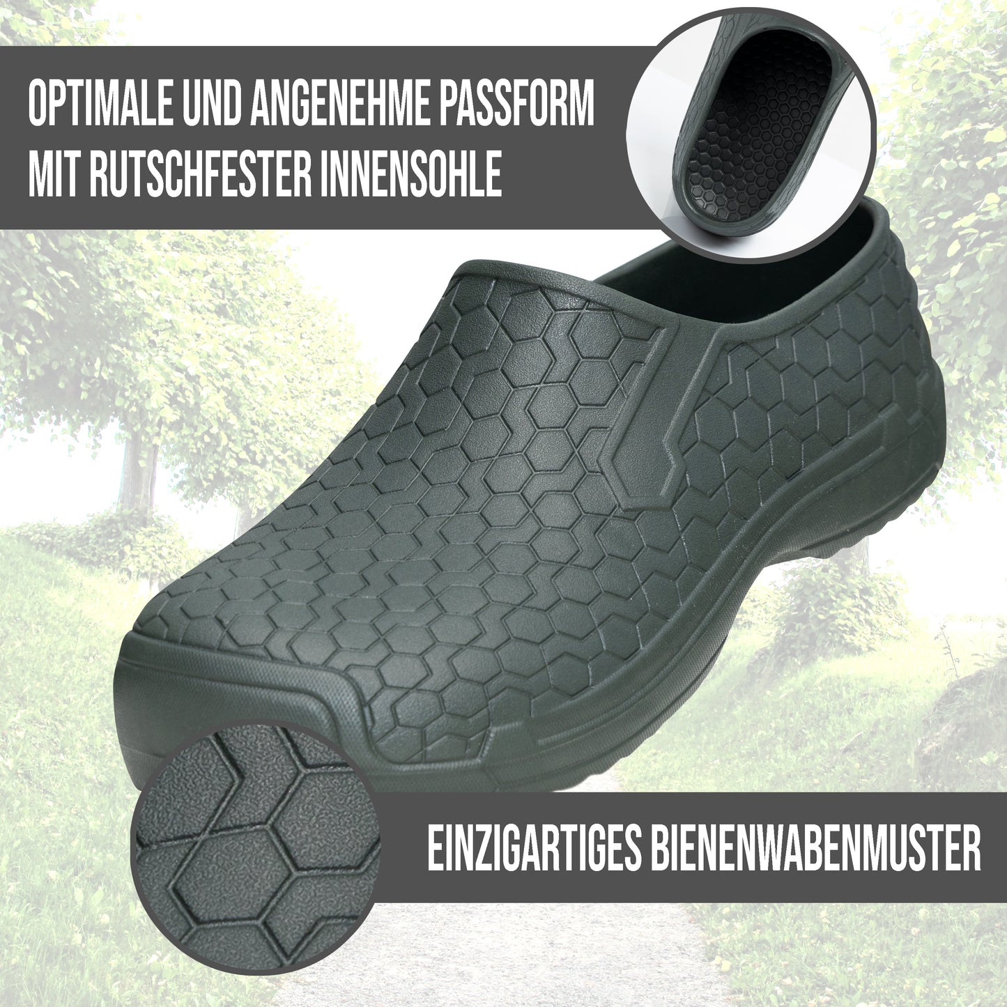 CLIMBR Gartenschuhe Damen und Herren Gartenclogs Gr. 36-47