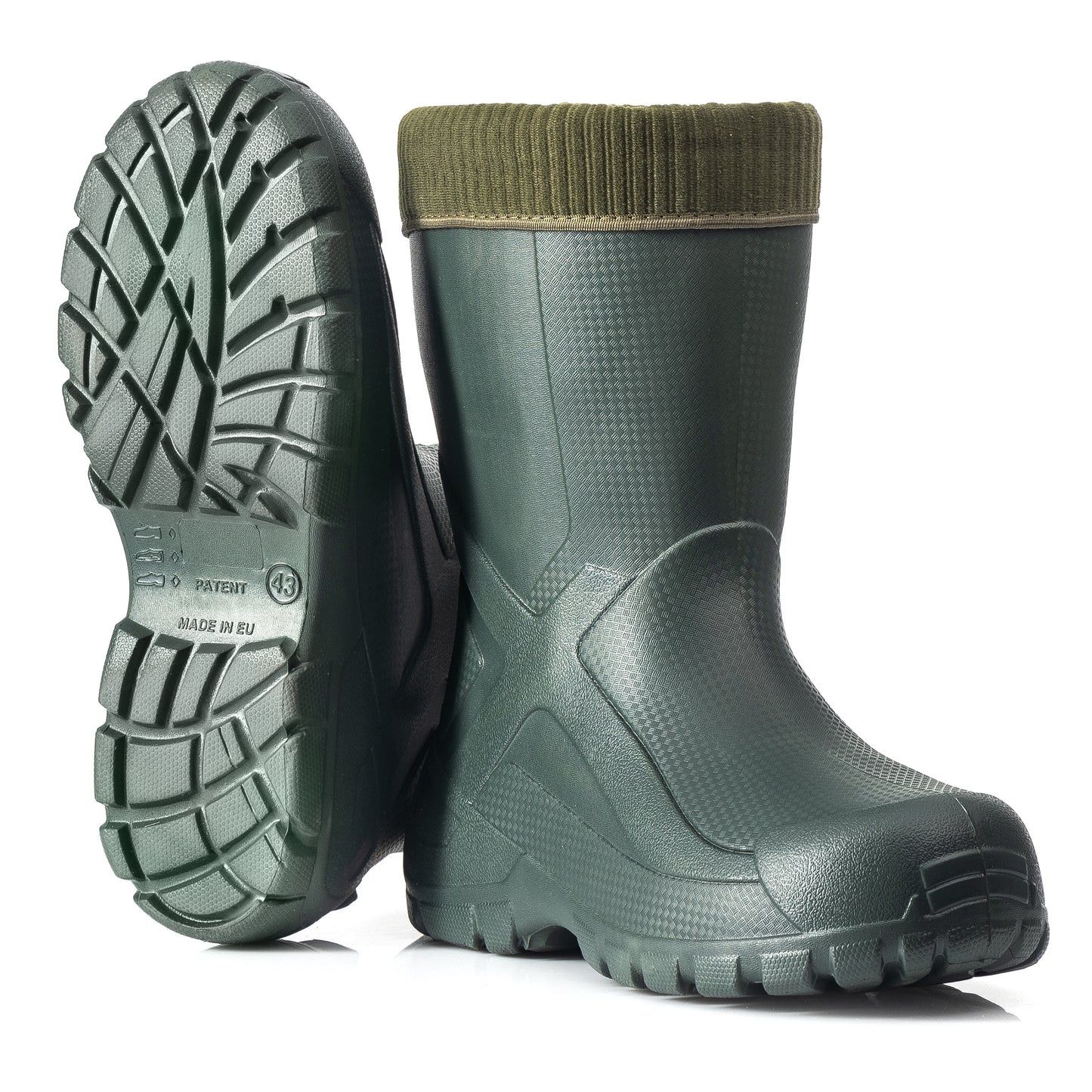 Superleichte gefütterte EVA Gummistiefel Herren Thermo Arbeitsstiefel - CLIMBR®