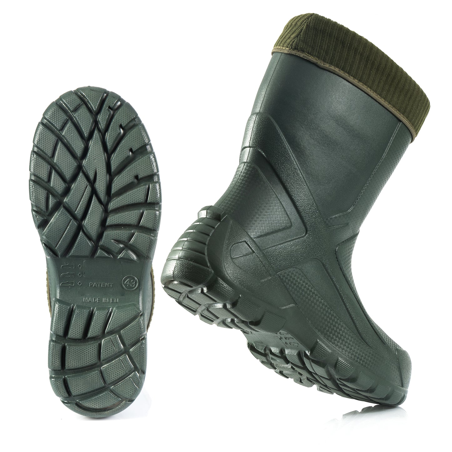 Superleichte gefütterte EVA Gummistiefel Herren Thermo Arbeitsstiefel - CLIMBR®