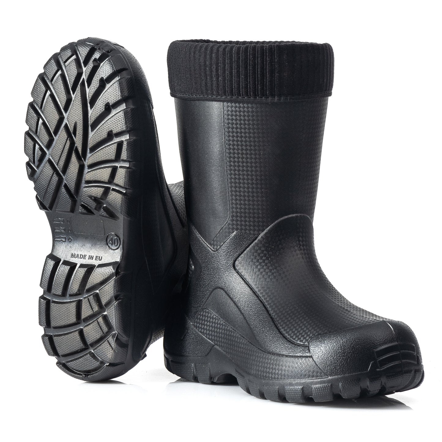 Superleichte gefütterte EVA Gummistiefel Herren Thermo Arbeitsstiefel - CLIMBR®