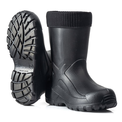 Superleichte gefütterte EVA Gummistiefel Herren Thermo Arbeitsstiefel - CLIMBR®