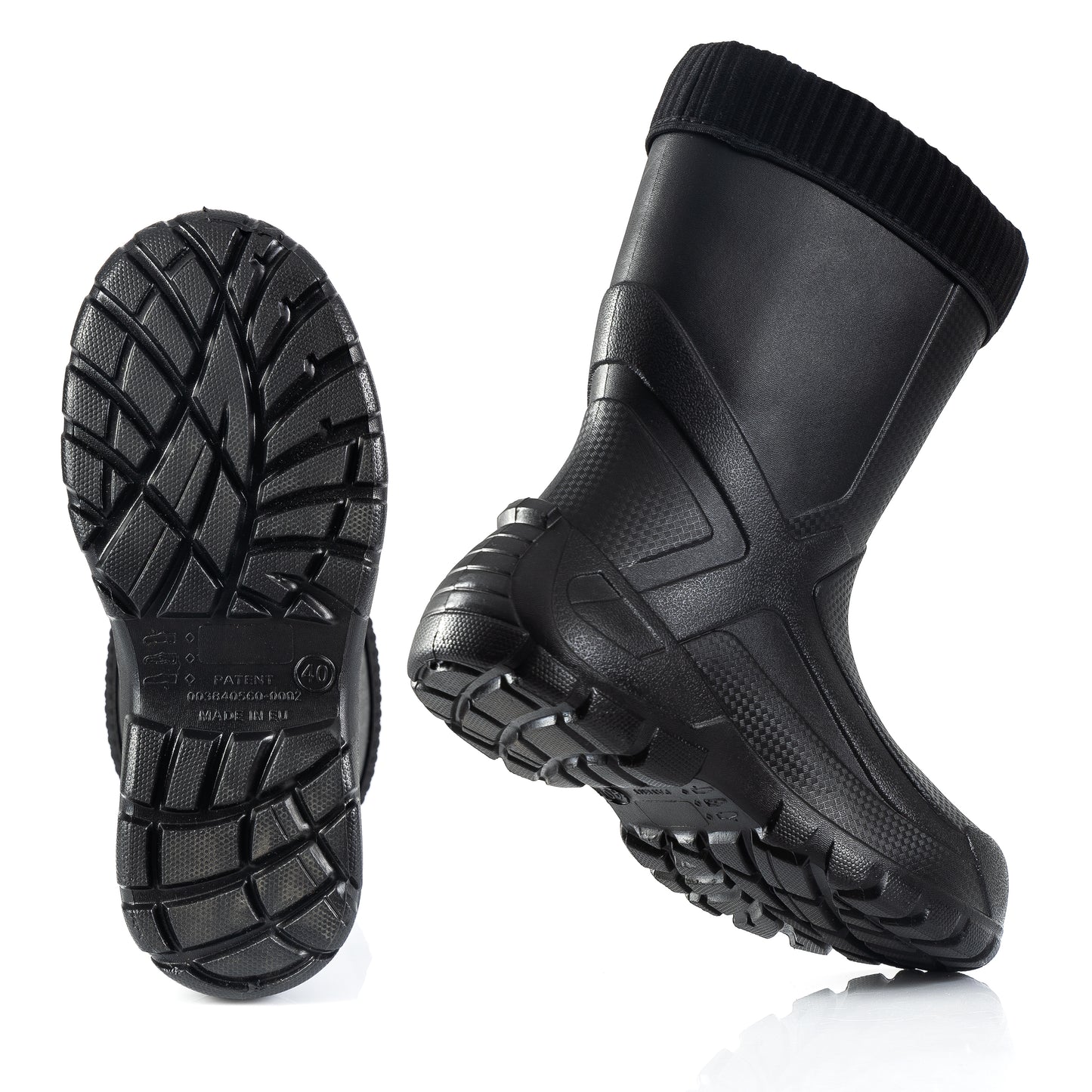 Superleichte gefütterte EVA Gummistiefel Herren Thermo Arbeitsstiefel - CLIMBR®