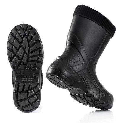 Superleichte gefütterte EVA Gummistiefel Herren Thermo Arbeitsstiefel - CLIMBR®