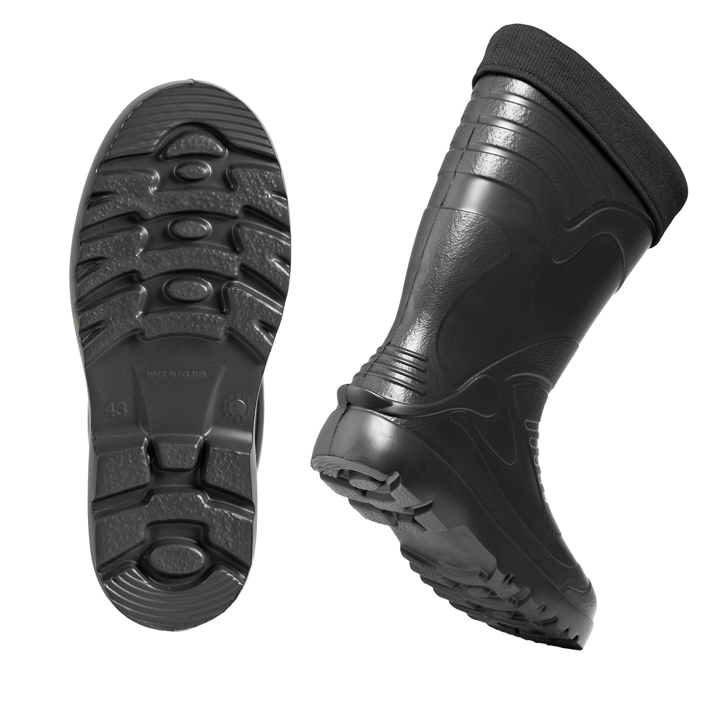 Ultraleichte gefütterte Gummistiefel Herren EVA Gr 40-49 Thermo Winter Arbeit Stiefel - CLIMBR®