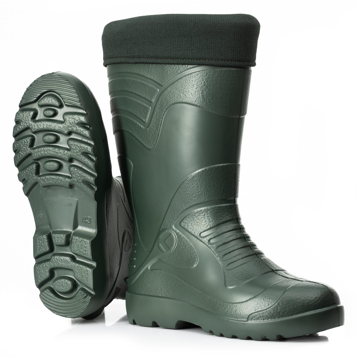 Ultraleichte gefütterte Gummistiefel Herren EVA Gr 40-49 Thermo Winter Arbeit Stiefel - CLIMBR®