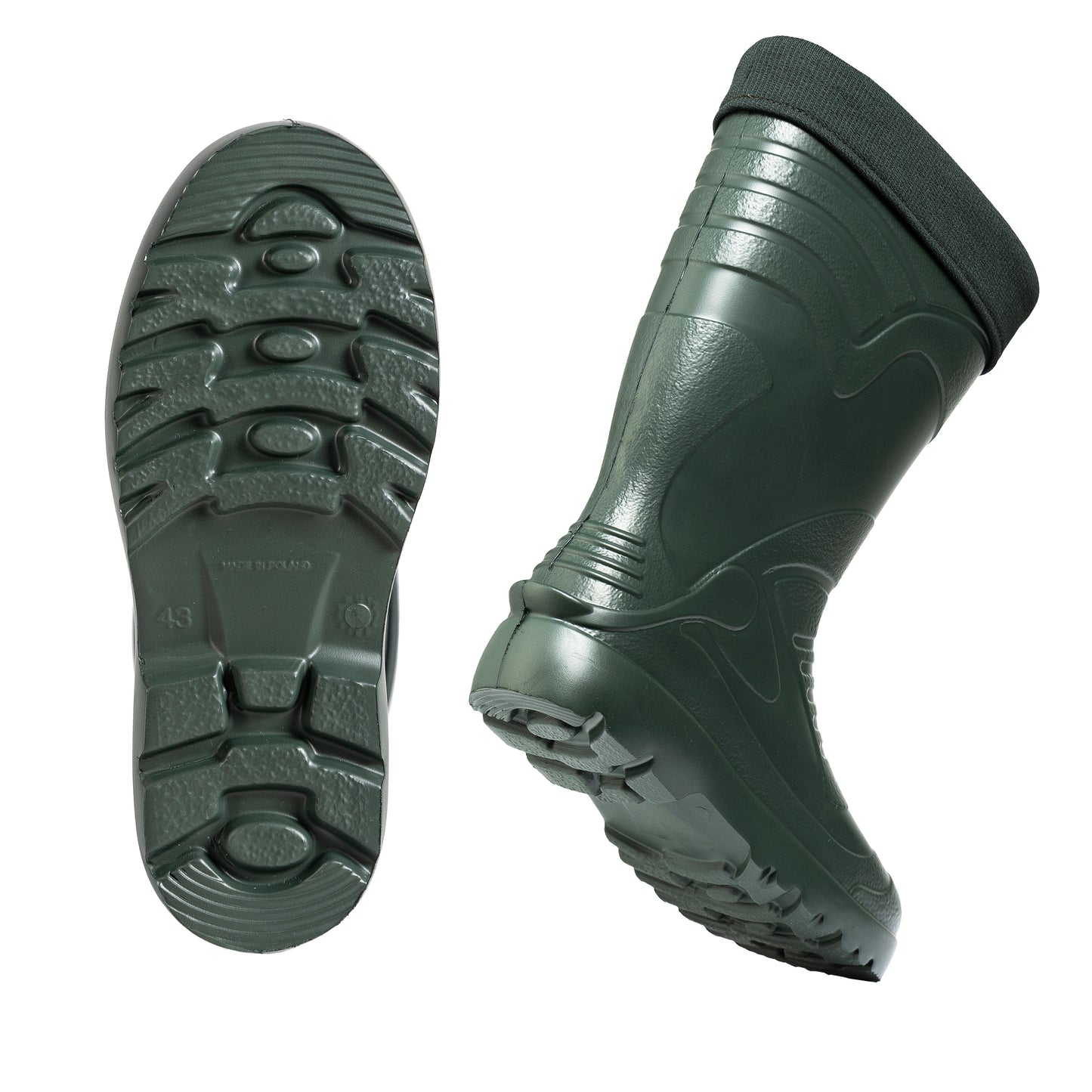 Ultraleichte gefütterte Gummistiefel Herren EVA Gr 40-49 Thermo Winter Arbeit Stiefel - CLIMBR®