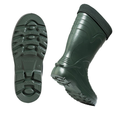 Ultraleichte gefütterte Gummistiefel Herren EVA Gr 40-49 Thermo Winter Arbeit Stiefel - CLIMBR®