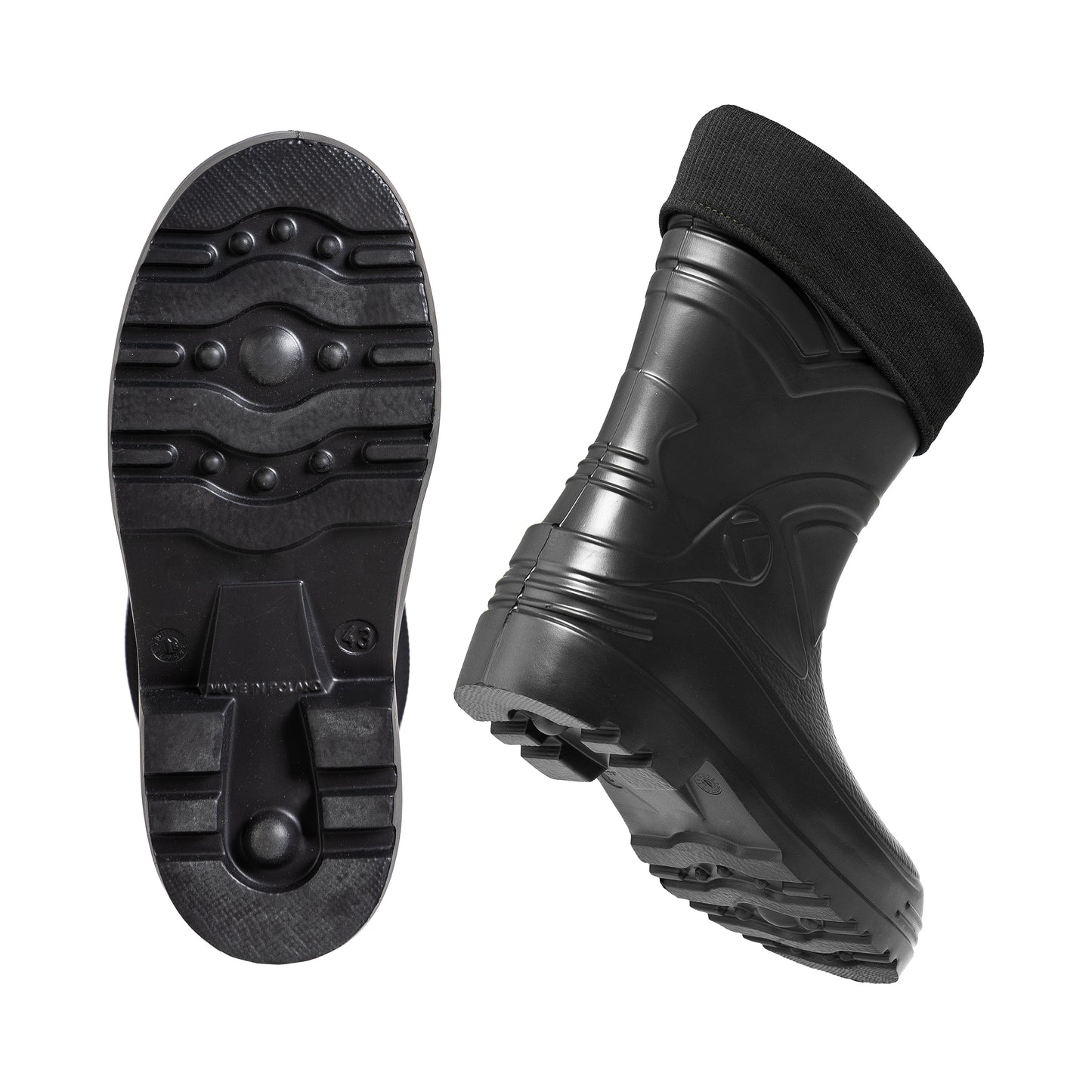 Ultraleichte gefütterte Gummistiefel Herren EVA Gr 40-49 Thermo Winter Arbeit Stiefel - CLIMBR®