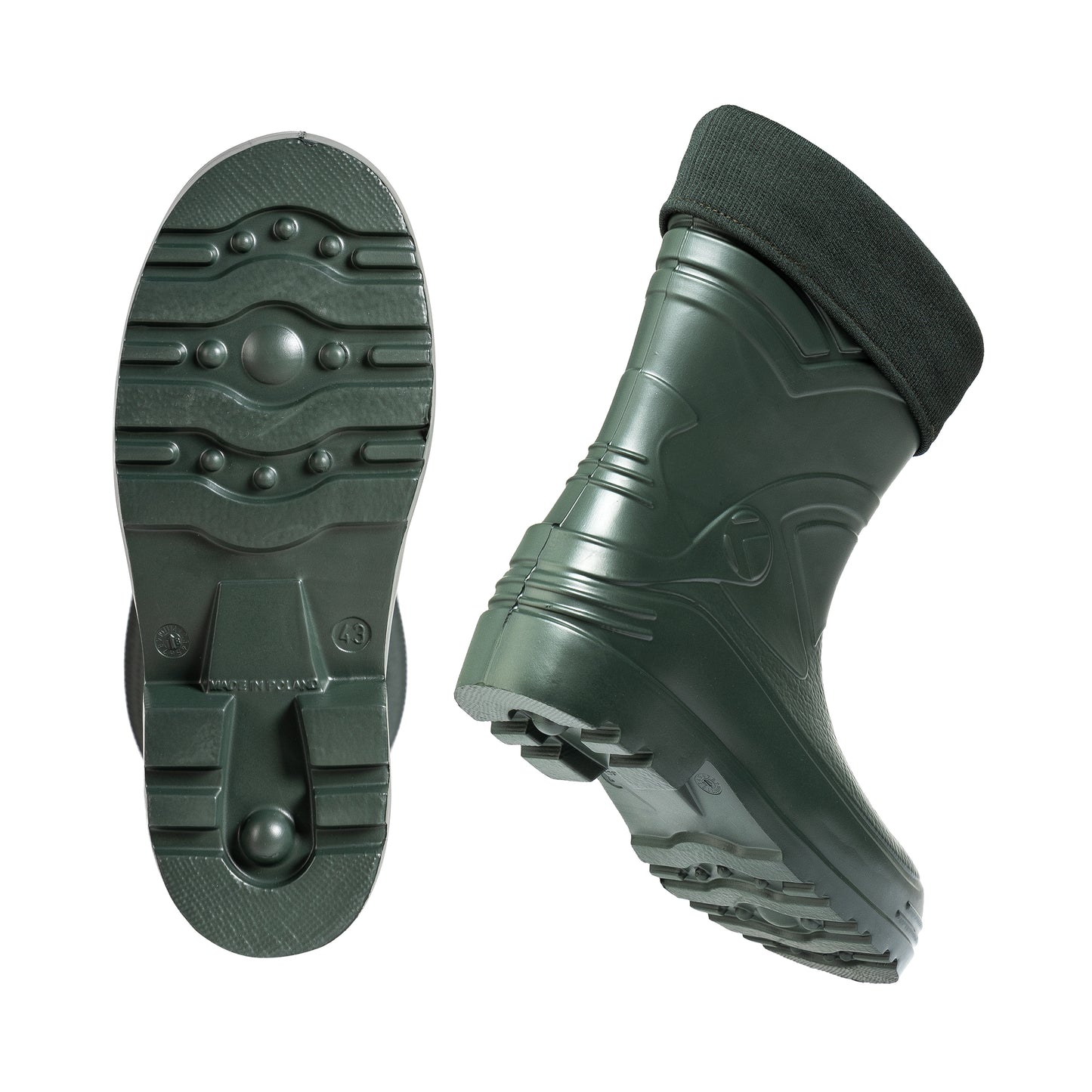 Ultraleichte gefütterte Gummistiefel Herren EVA Gr 40-49 Thermo Winter Arbeit Stiefel - CLIMBR®
