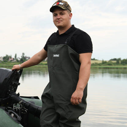 Wathose Herren Anglerhose mit Stiefel Gr 38-47 - FortMen