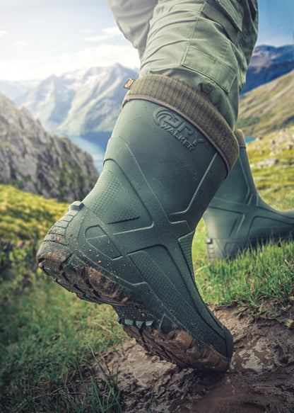 Superleichte gefütterte EVA Gummistiefel Herren Thermo Arbeitsstiefel - CLIMBR®